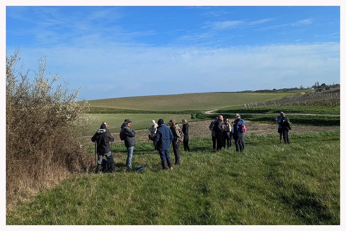 Marche à Étaules avec Jean Marie